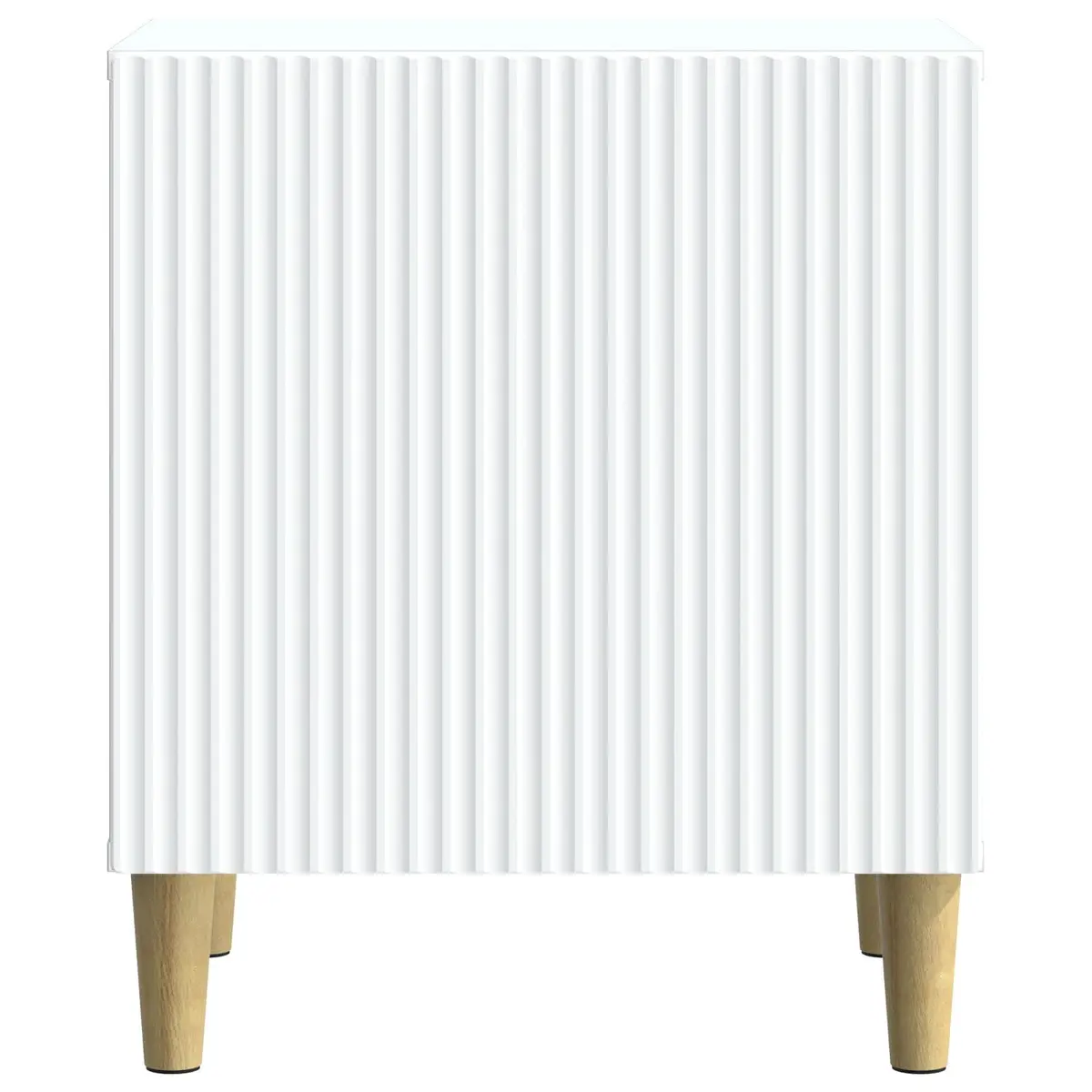 Bedside Cabinet Storage Table Engineered Wood 43 x 34.5 x 50 cm White
