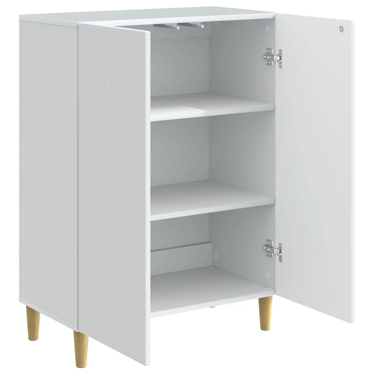 White Sideboard Storage, Engineered Wood