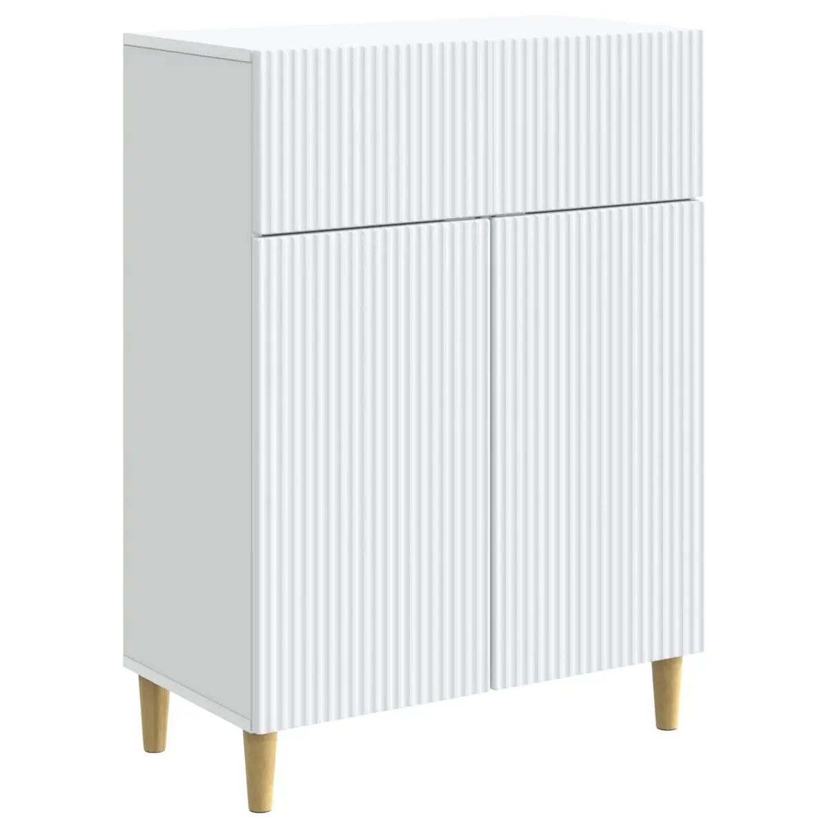 Sideboard Modern Storage Cabinet 66x34.5x90cm White