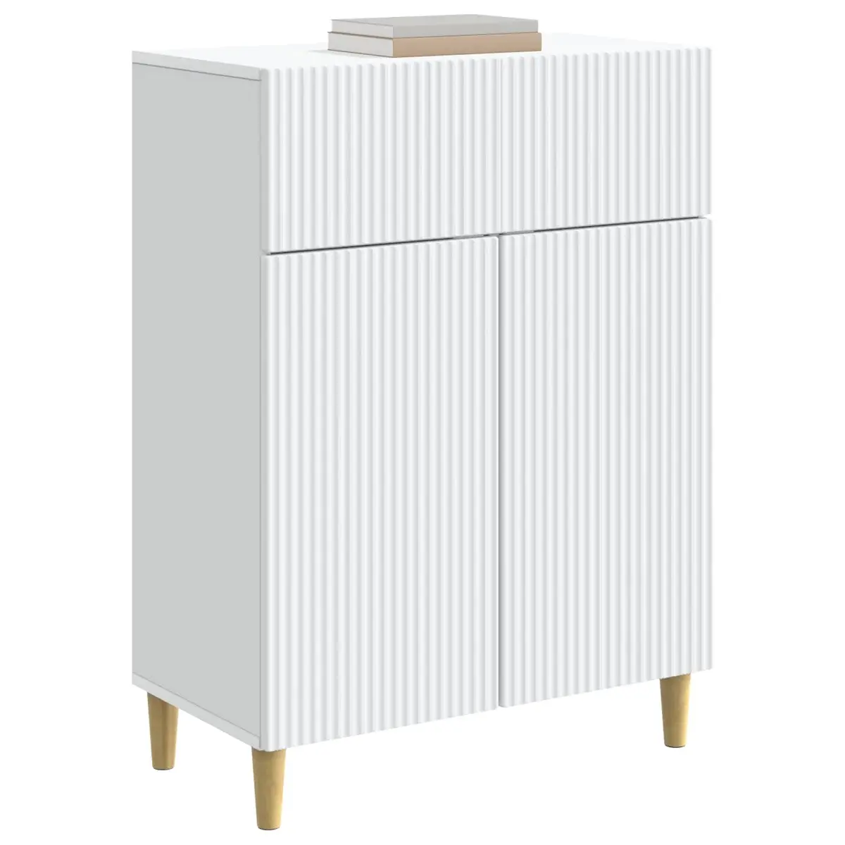 Sideboard Modern Storage Cabinet 66x34.5x90cm White