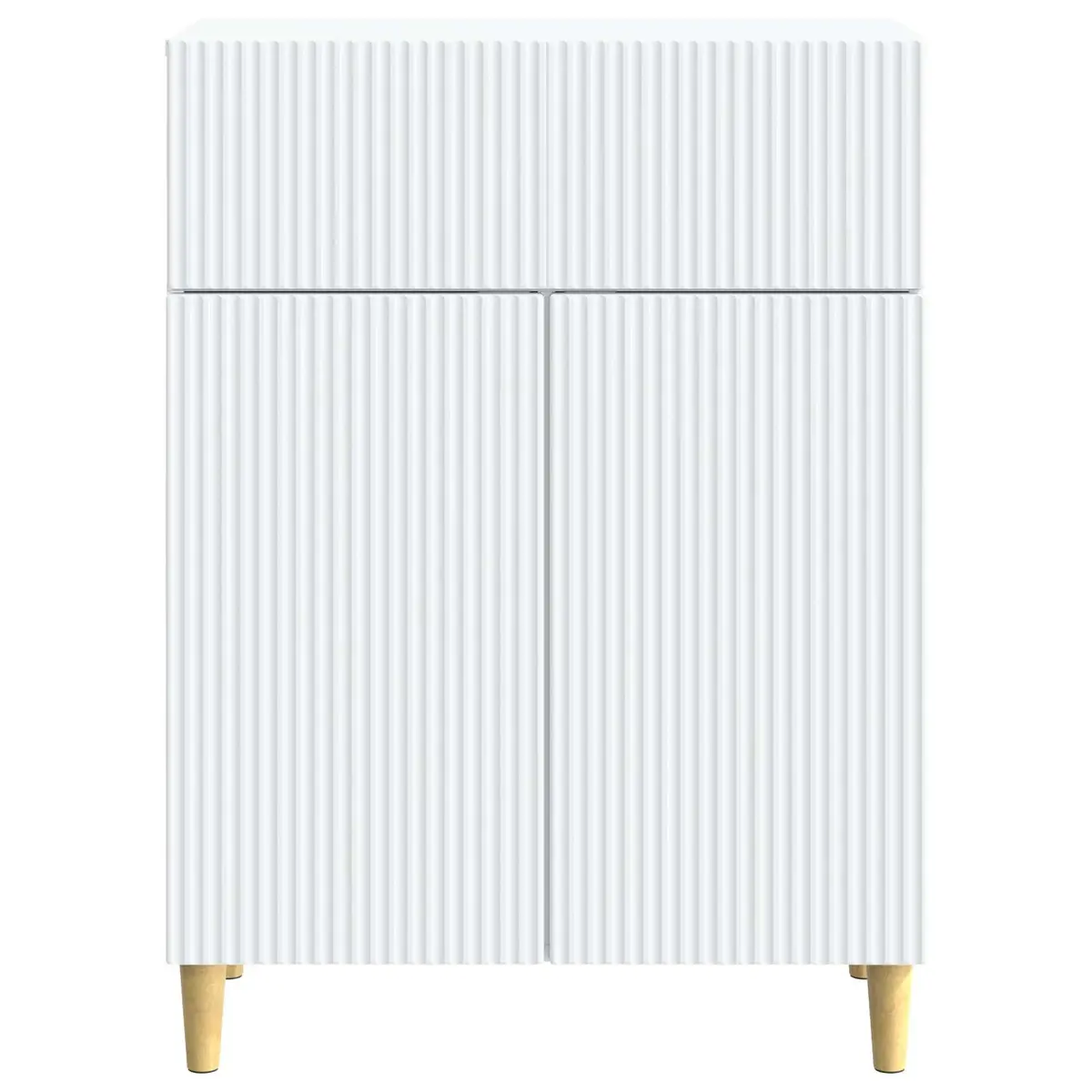 Sideboard Modern Storage Cabinet 66x34.5x90cm White