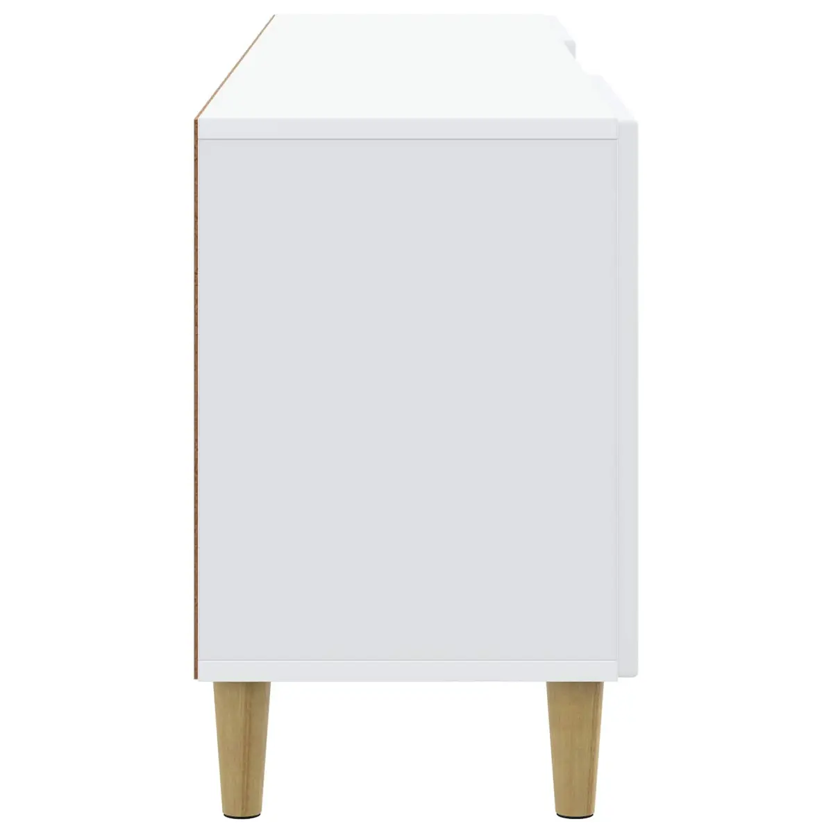 150cm White TV Cabinet with Ample Storage