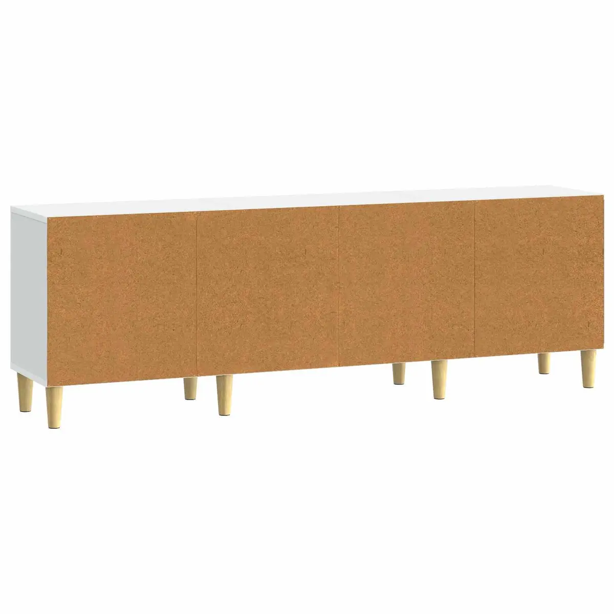 150cm White TV Cabinet with Ample Storage