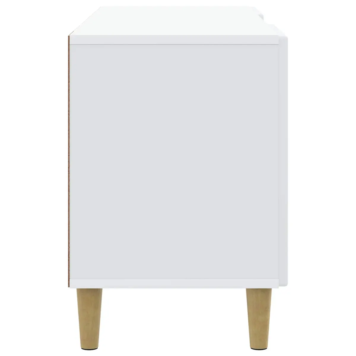 TV Cabinet White Modern Living Room Media Storage Unit 102cm x 34.5cm x 50cm