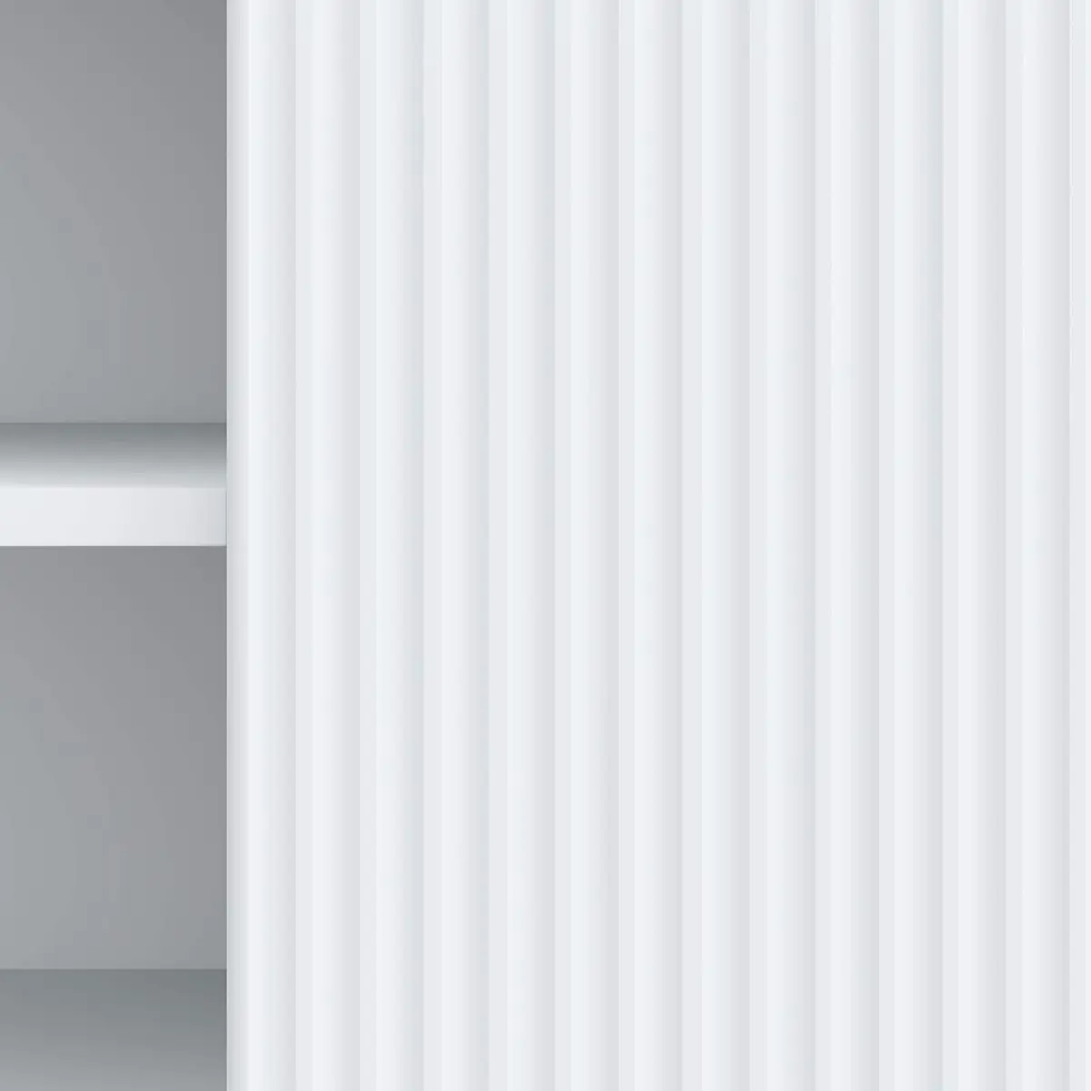 TV Cabinet White Modern Living Room Media Storage Unit 102cm x 34.5cm x 50cm