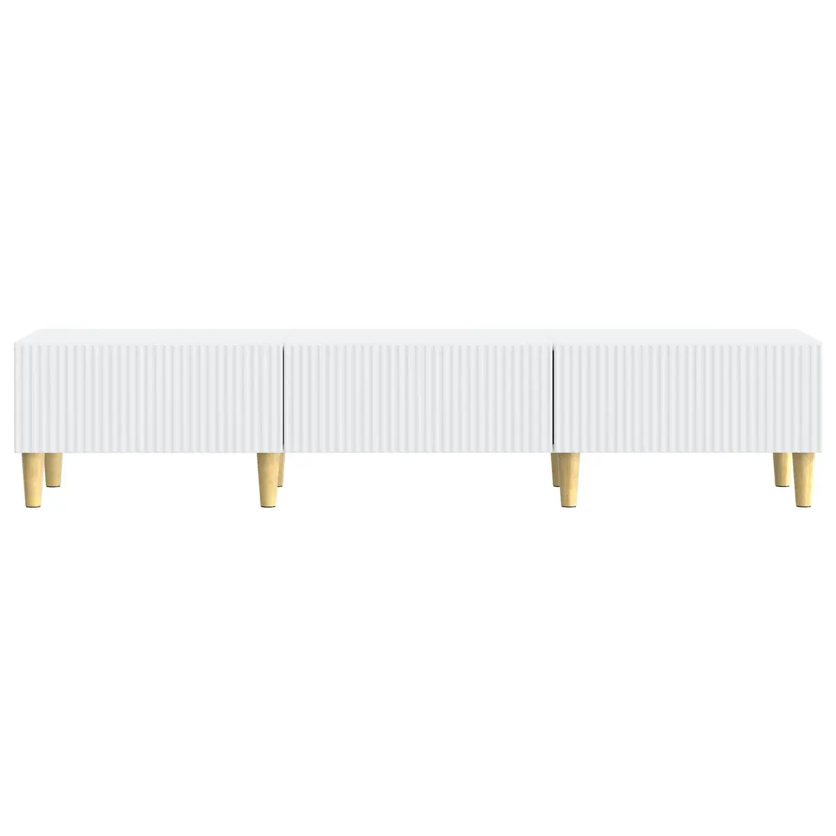 TV Cabinet White Entertainment Unit Media Stand 147 x 34.5 x 30 cm