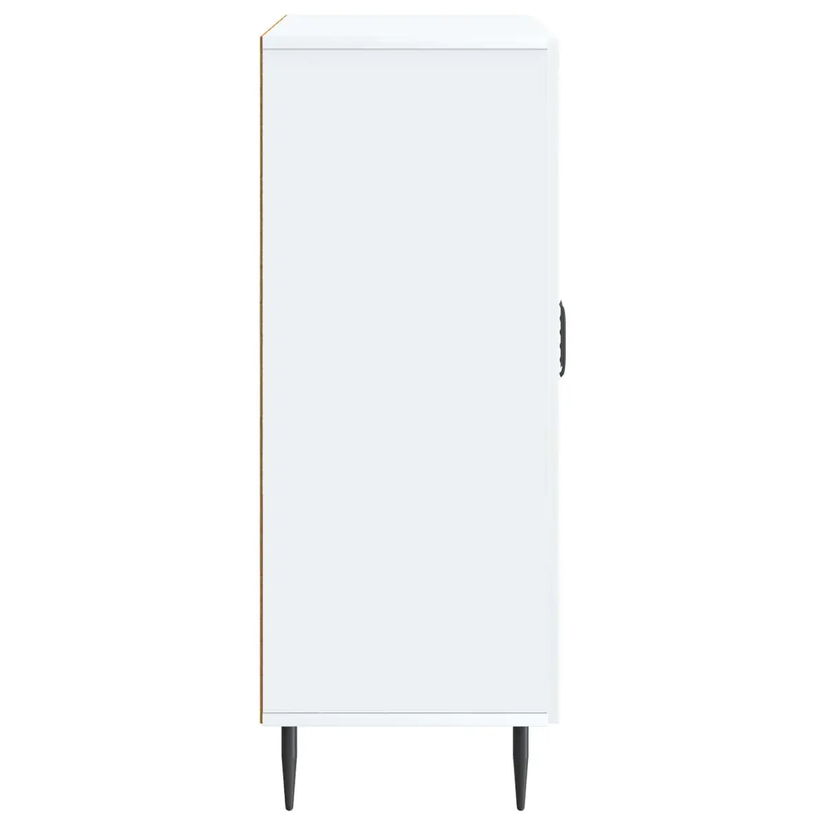 Sideboard Modern Storage Cabinet 66cm White Engineered Wood