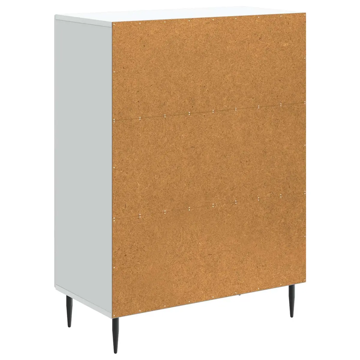 Sideboard Modern Storage Cabinet 66cm White Engineered Wood