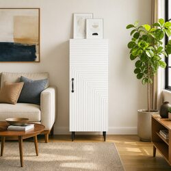 Reliable and Practical White Sideboard Storage Solution