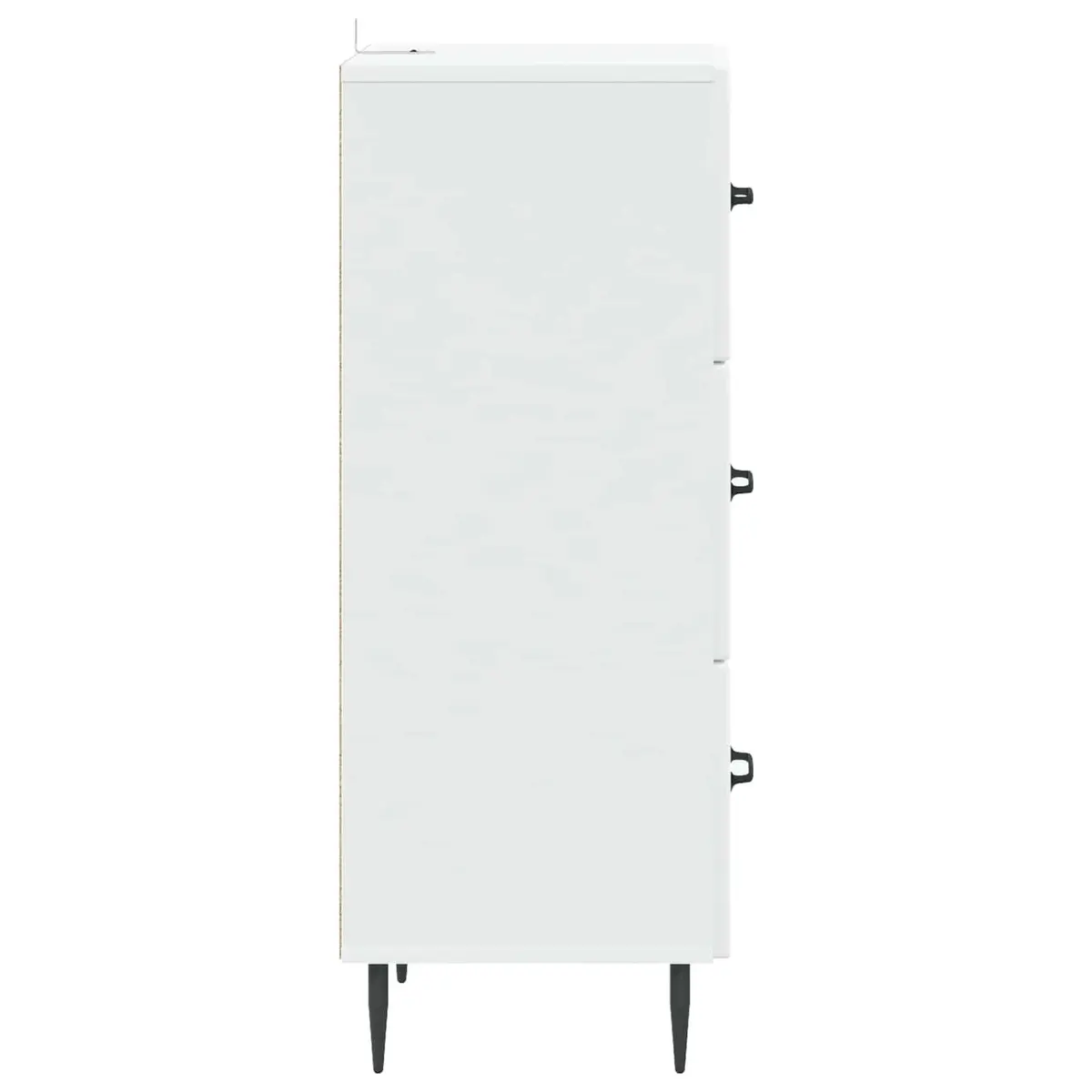 Drawer Cabinet Storage Unit 33 x 34.5 x 89.5 cm White
