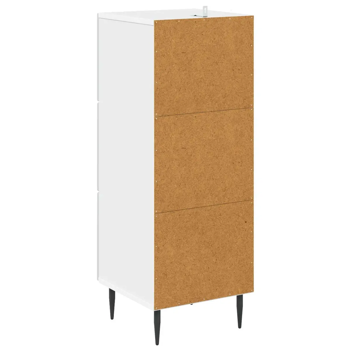 Drawer Cabinet Storage Unit 33 x 34.5 x 89.5 cm White