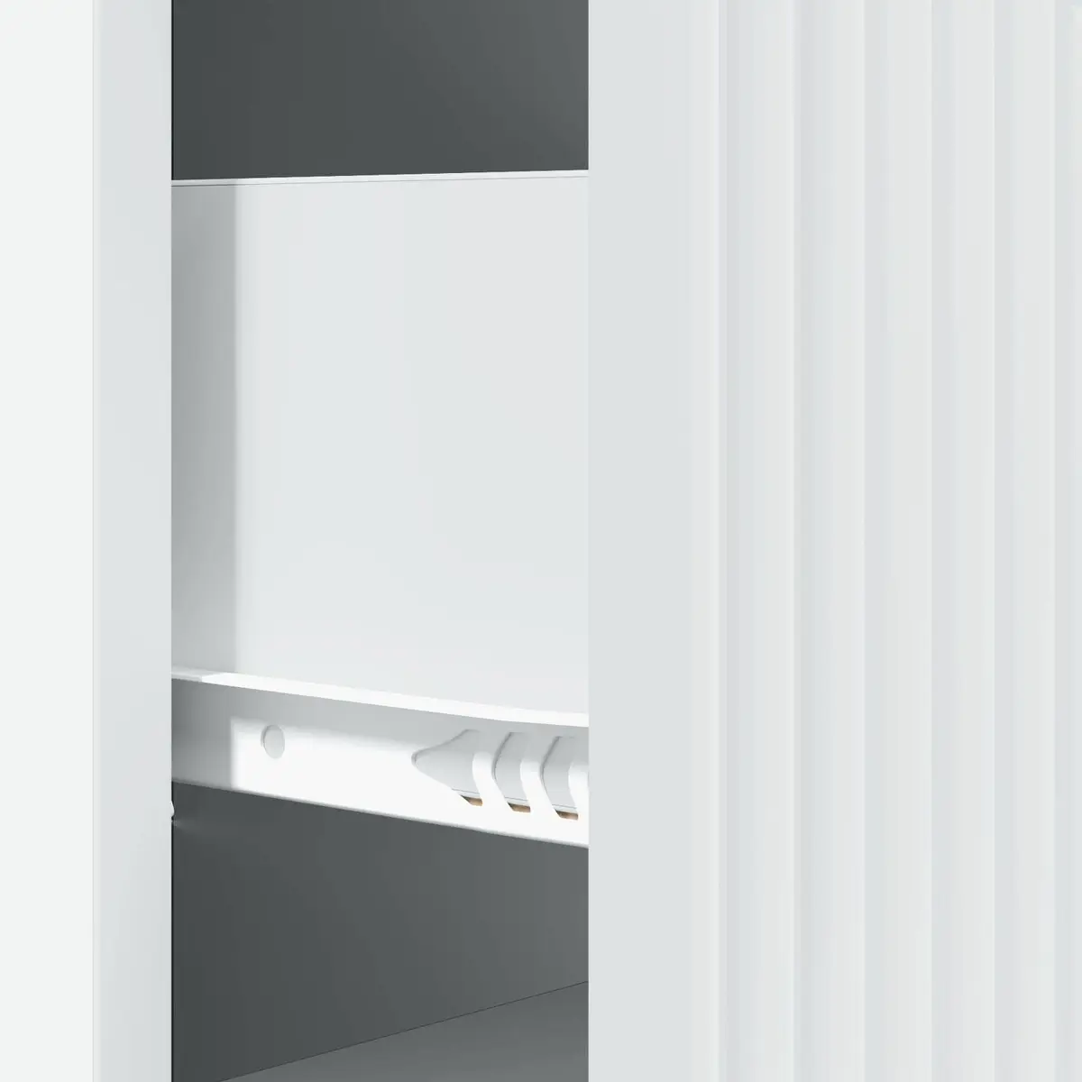 Drawer Cabinet Storage Unit 33 x 34.5 x 89.5 cm White