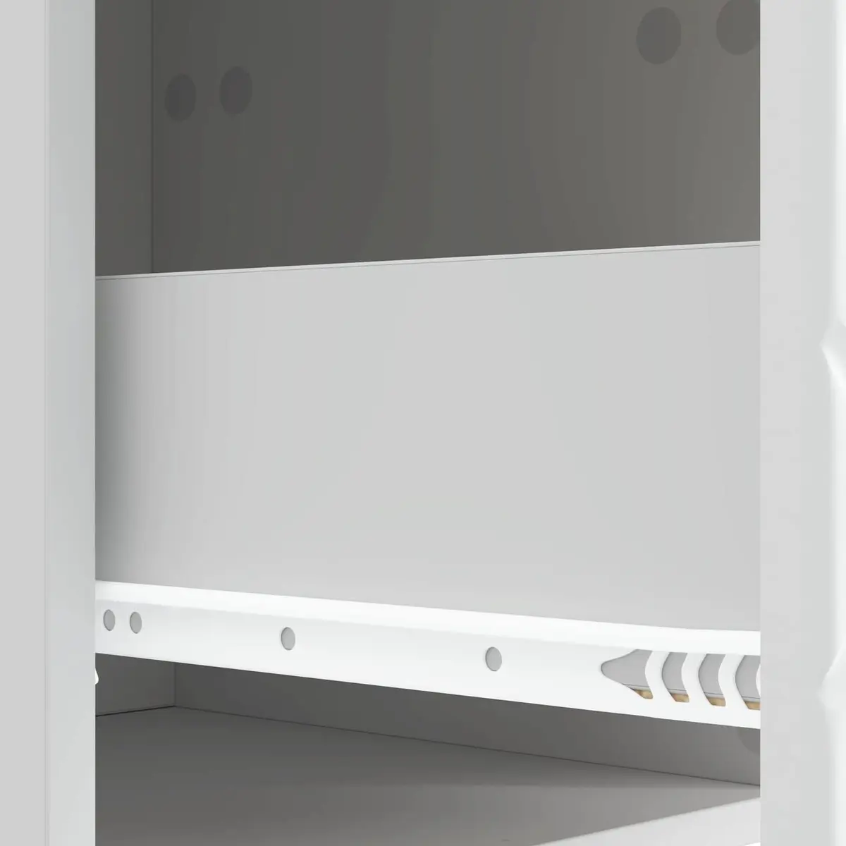 Bedside Table White Modern Bedroom Nightstand Engineered Wood Storage Drawer