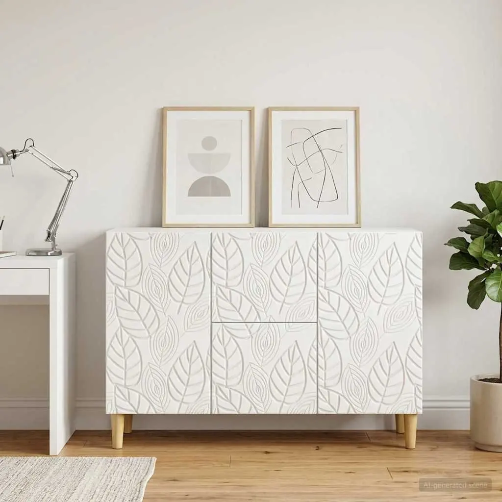 Sideboard Modern Storage Cabinet 89x34.5x60cm White