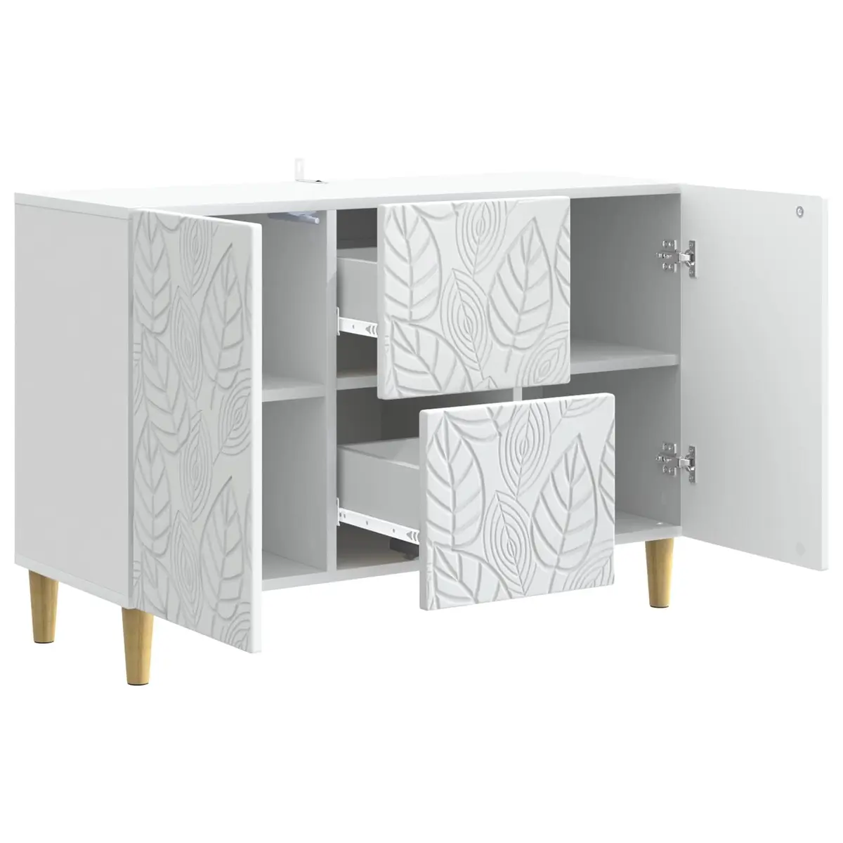 Sideboard Modern Storage Cabinet 89x34.5x60cm White