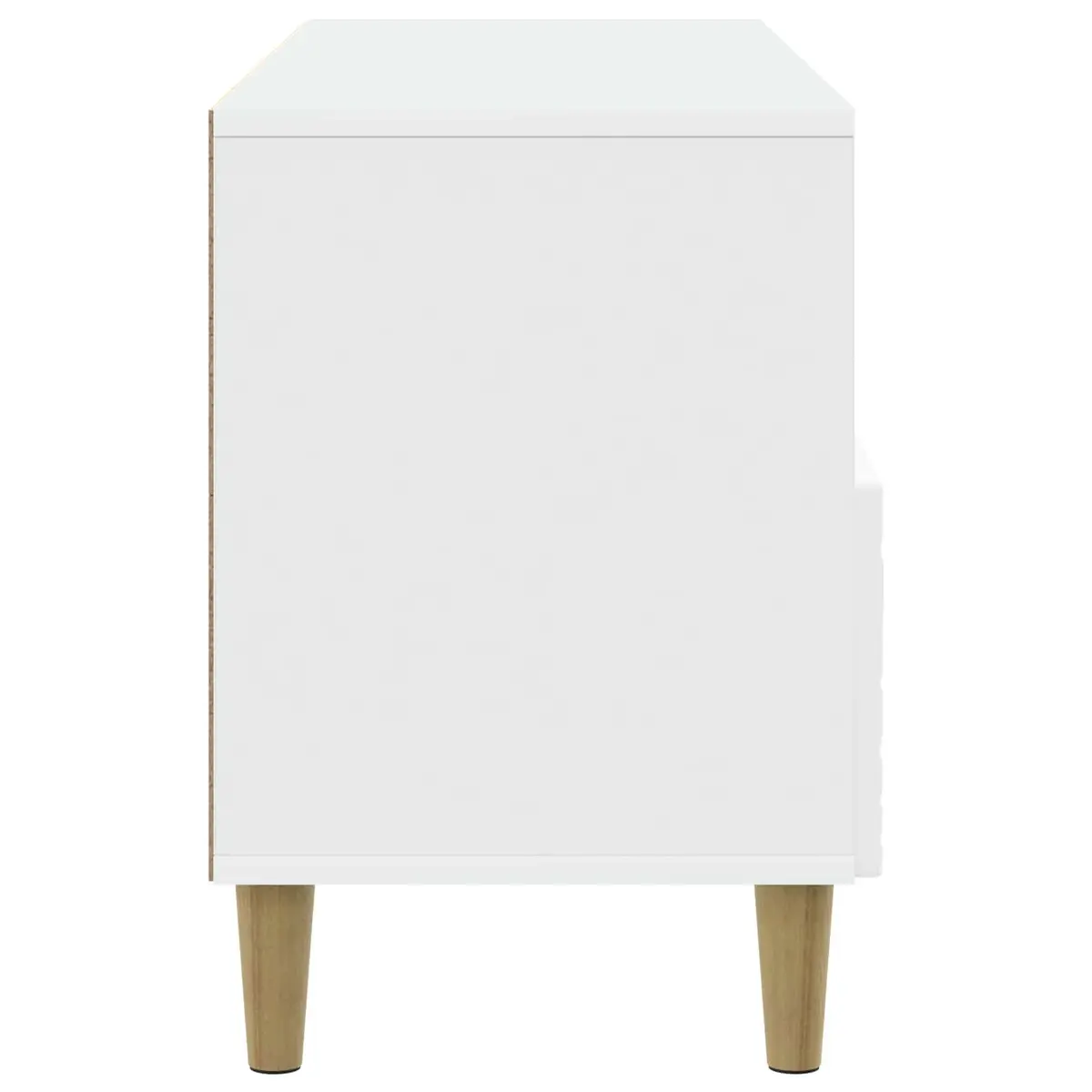White TV Cabinet with Storage Solutions