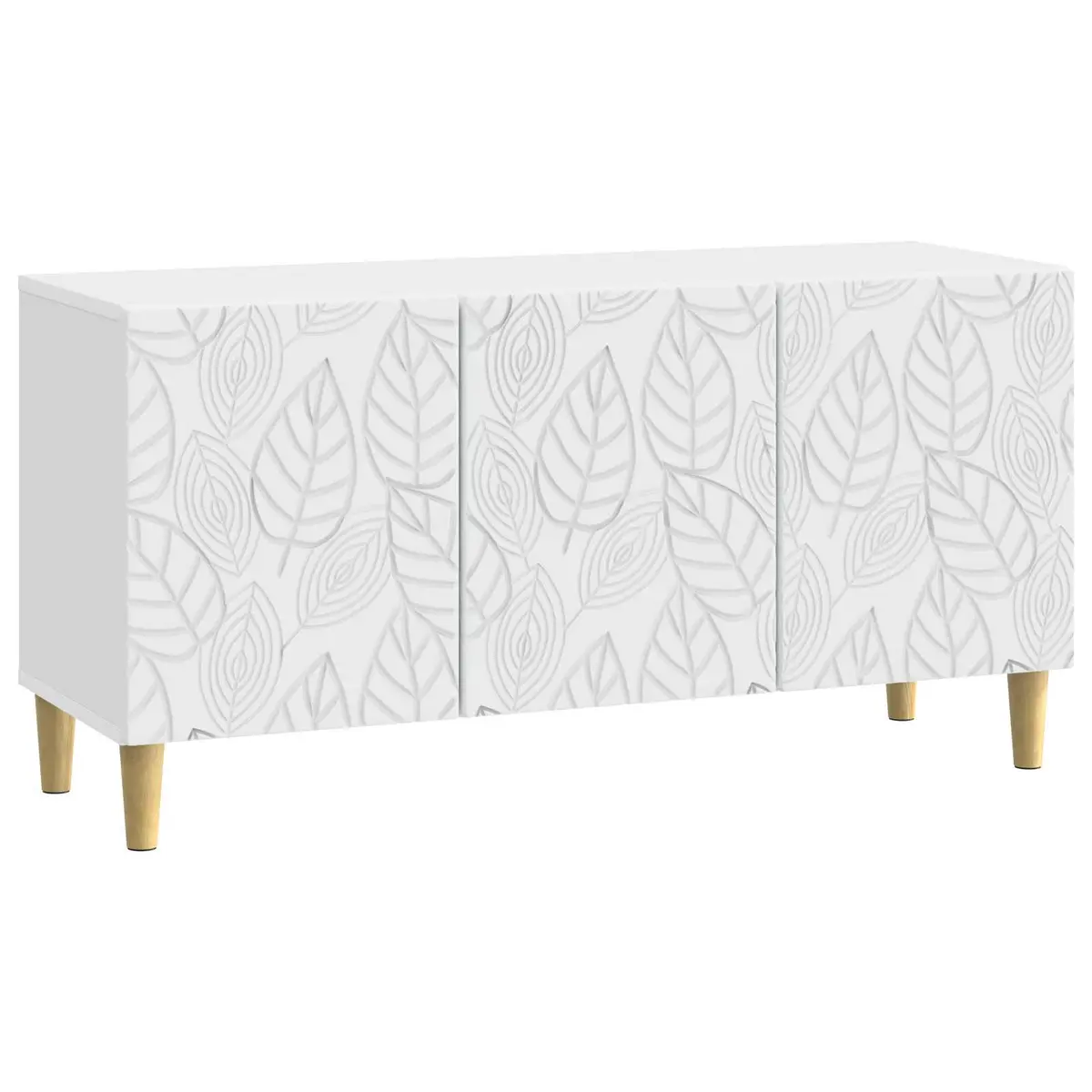 TV Cabinet Modern Lounge Storage Unit 99 x 34.5 x 50 cm White