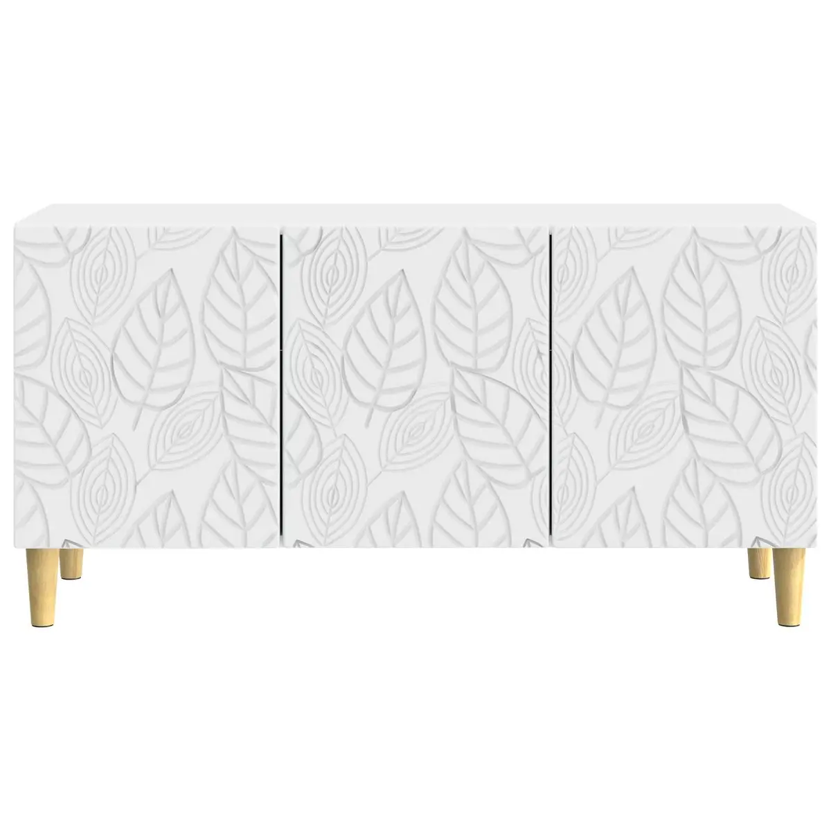 TV Cabinet Modern Lounge Storage Unit 99 x 34.5 x 50 cm White