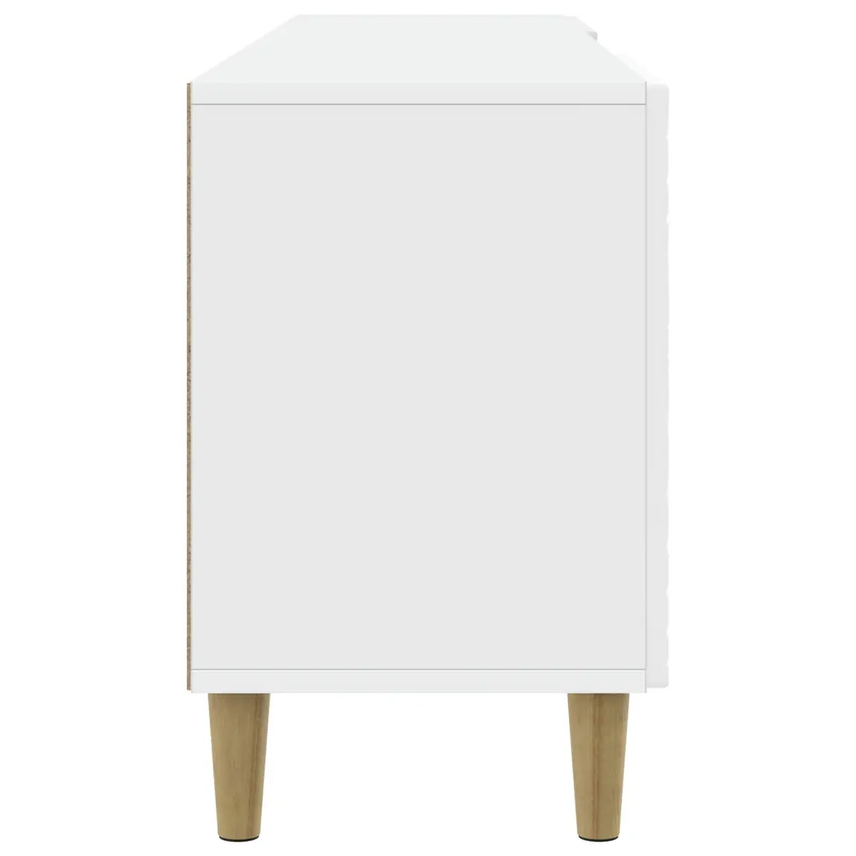 TV Cabinet Modern Lounge Storage Unit 99 x 34.5 x 50 cm White