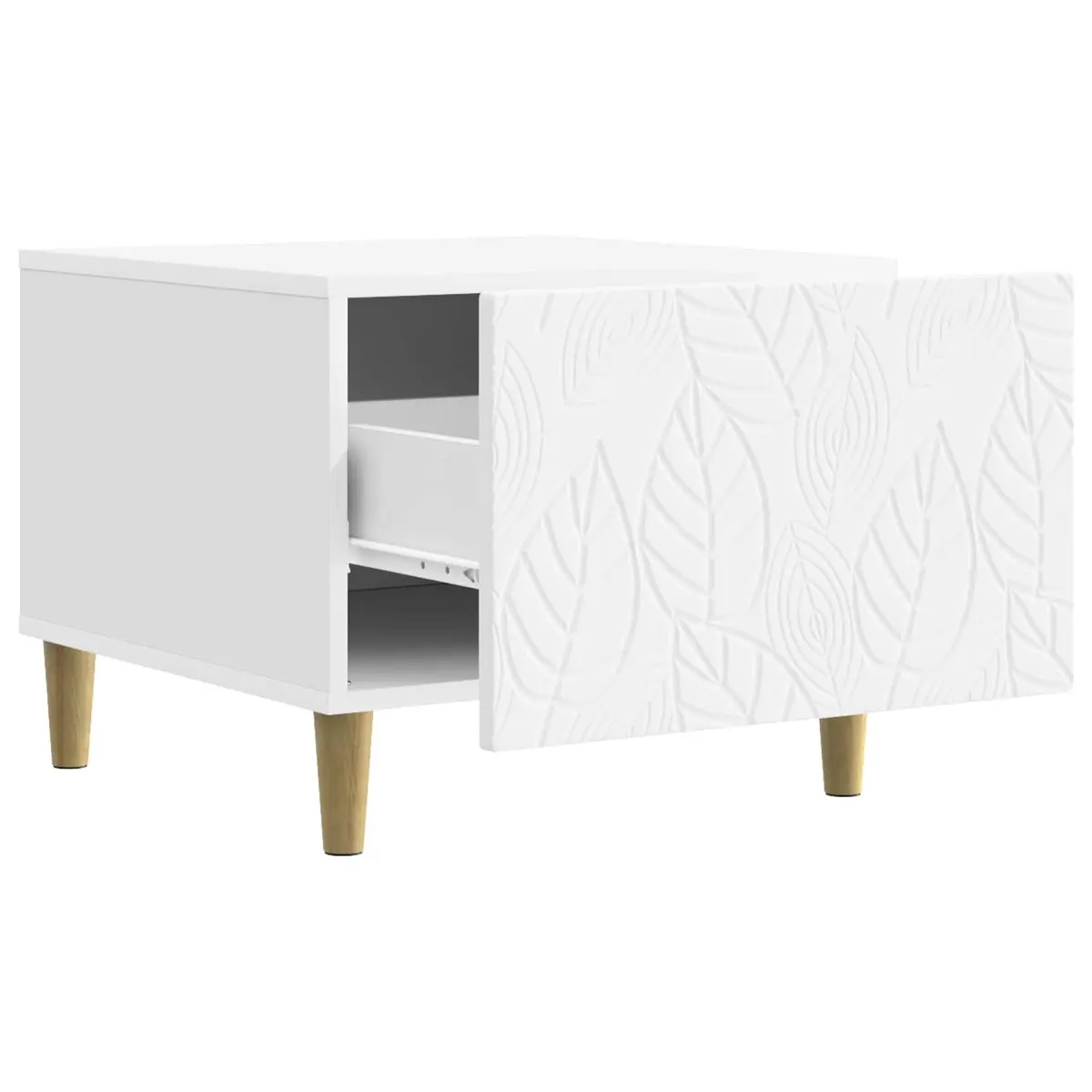 White Coffee Table with Storage and Easy Maintenance