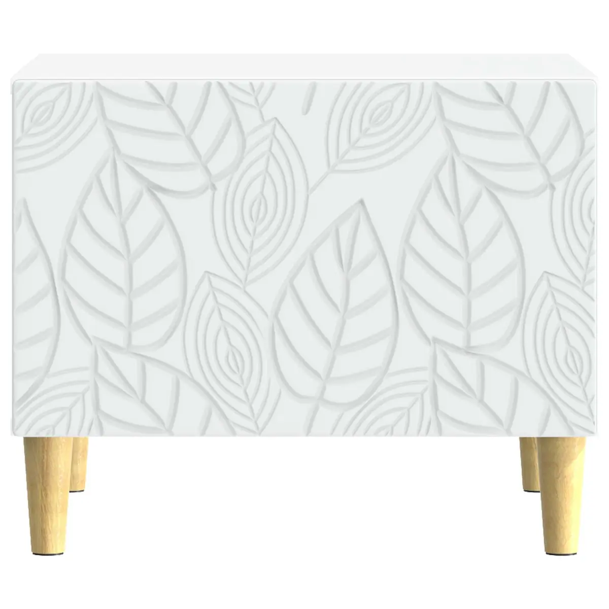 White Coffee Table with Storage and Easy Maintenance