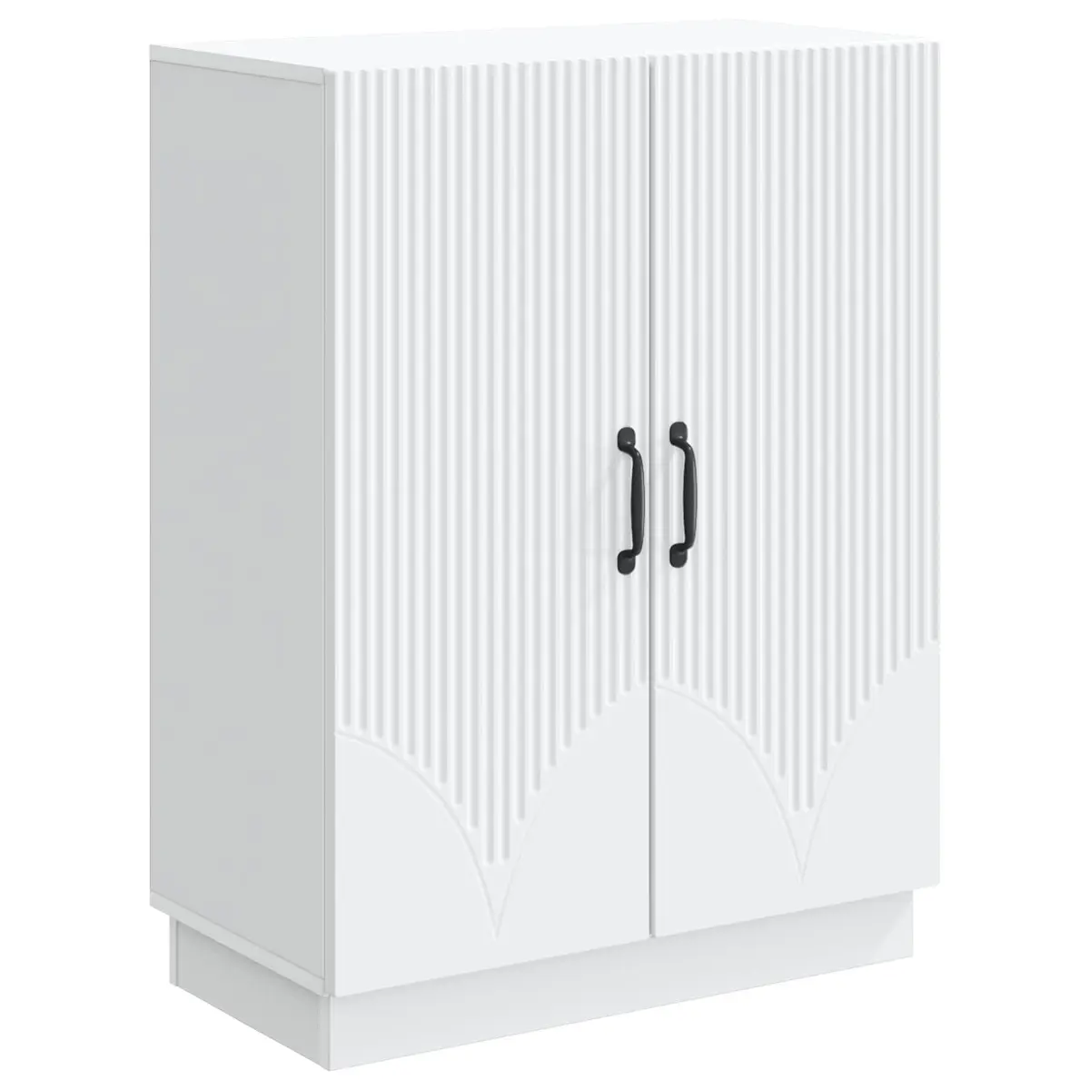 Sideboard Buffet Storage Cabinet Engineered Wood 66 x 34.5 x 87 cm White