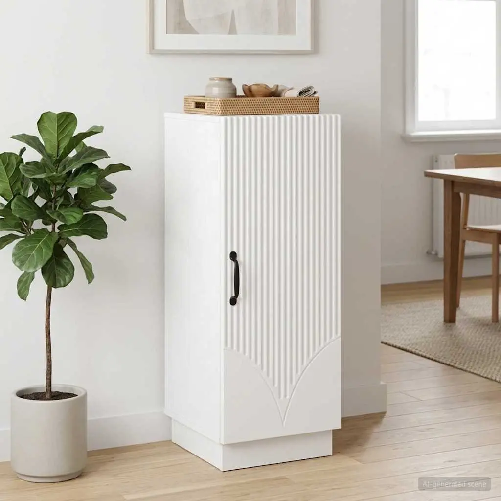 Sideboard White Storage Cabinet Buffet Dining Room Furniture Shelves Drawers