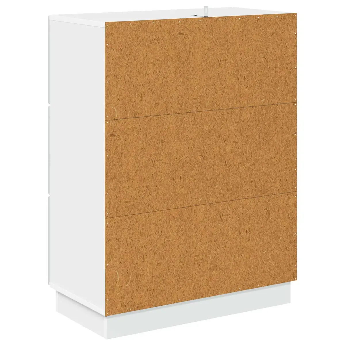 Drawer Cabinet Storage Cupboard 66 x 34.5 x 87 cm White