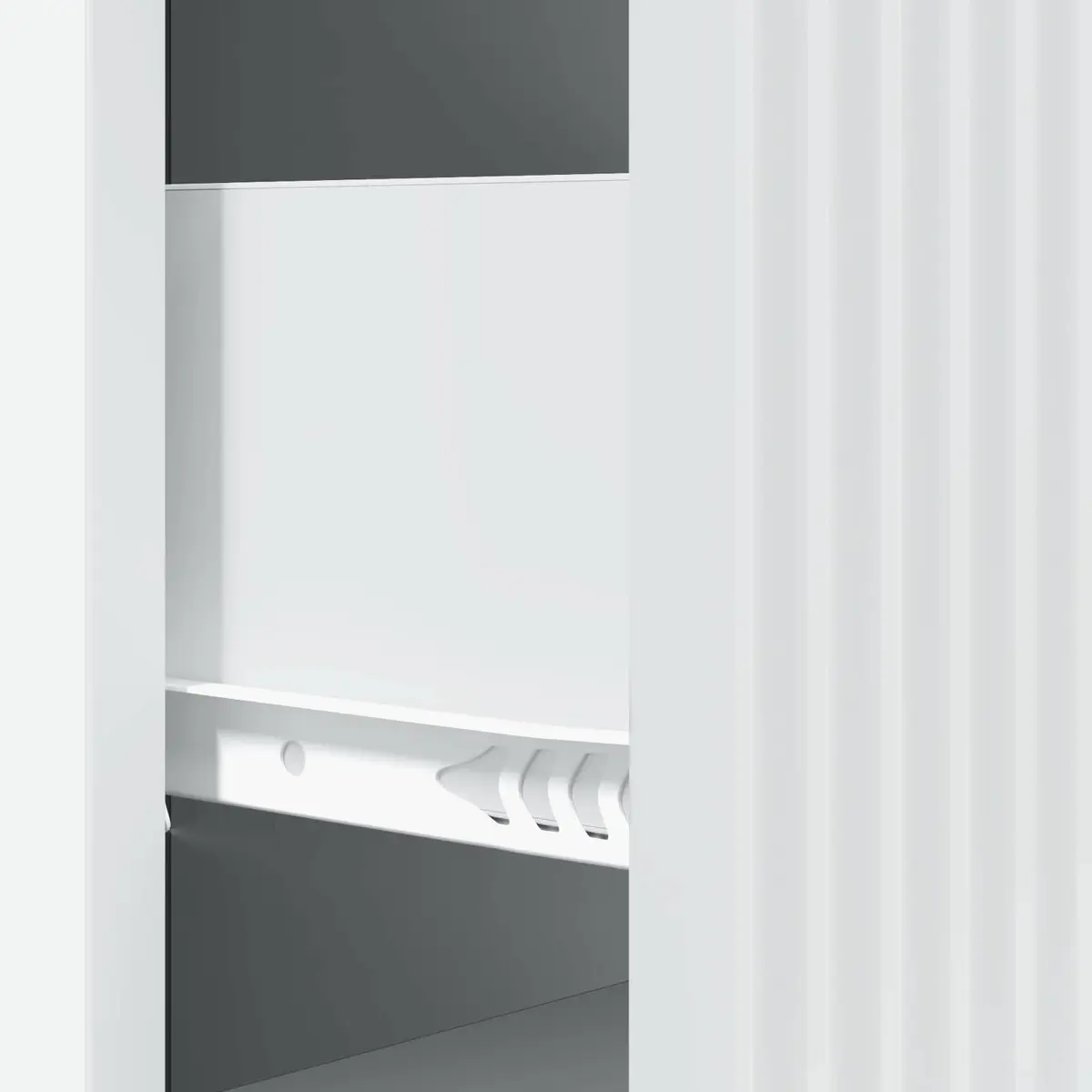 Drawer Cabinet Storage Furniture Engineered Wood 33x34.5x87cm White