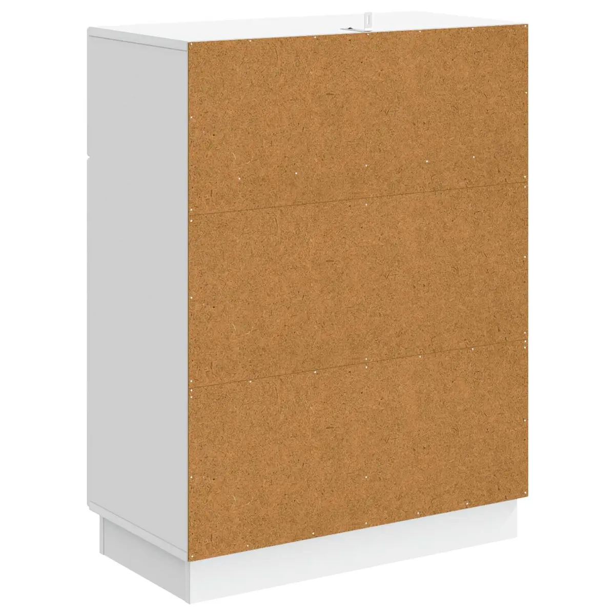 Storage Cabinet Sideboard White with Doors and Shelves 66 x 34.5 x 87 cm for Living Room Dining Room and Hallway