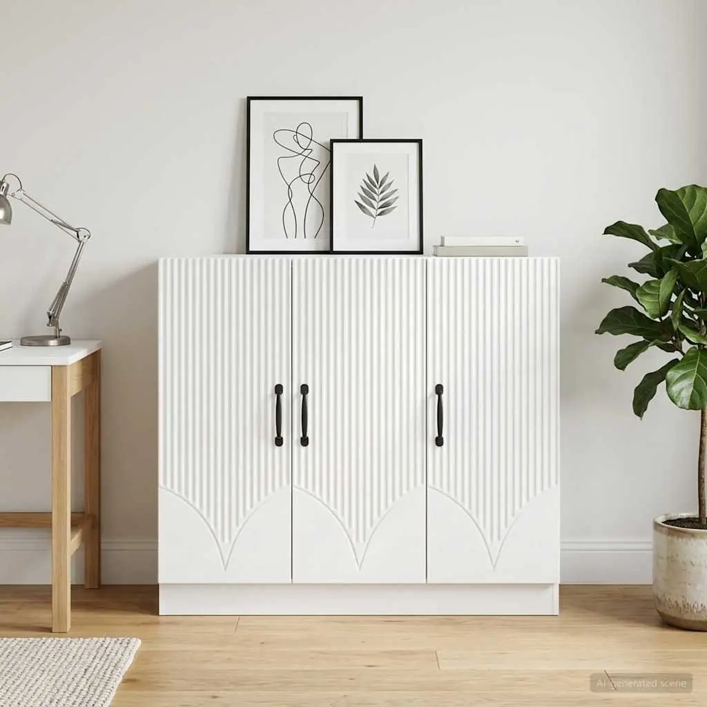 White Sideboard for Storage Solutions