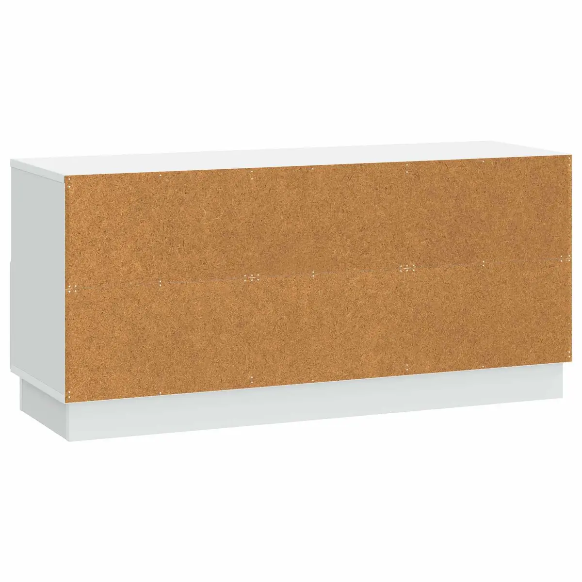 TV Cabinet Storage Unit with Drawer for Living Room 102 x 34.5 x 47 cm White Engineered Wood