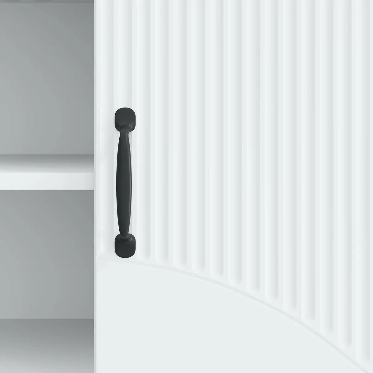 TV Cabinet White 150cm Modern Entertainment Unit Adjustable Shelves LED Lights