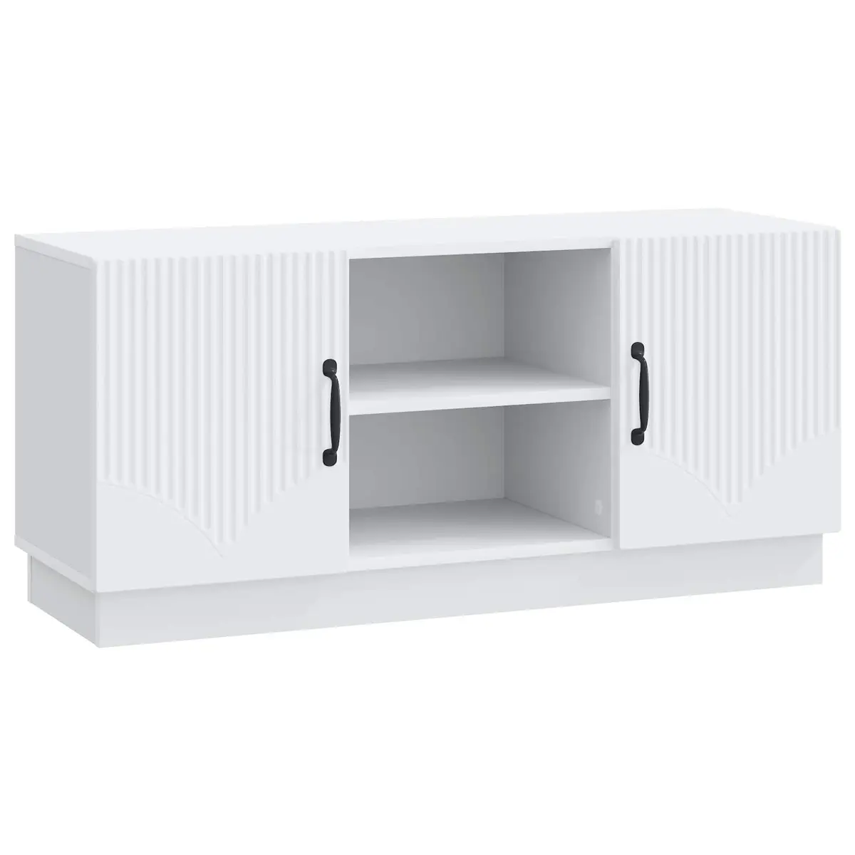 TV Cabinet Entertainment Centre Storage Unit Modern 102 x 34.5 x 47 cm White