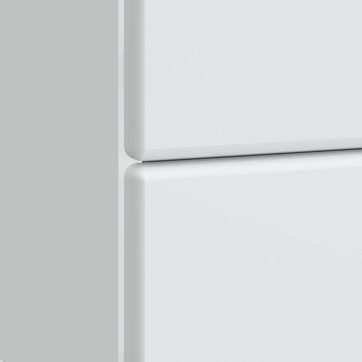 White Bedside Cabinet with Ample Storage Solutions