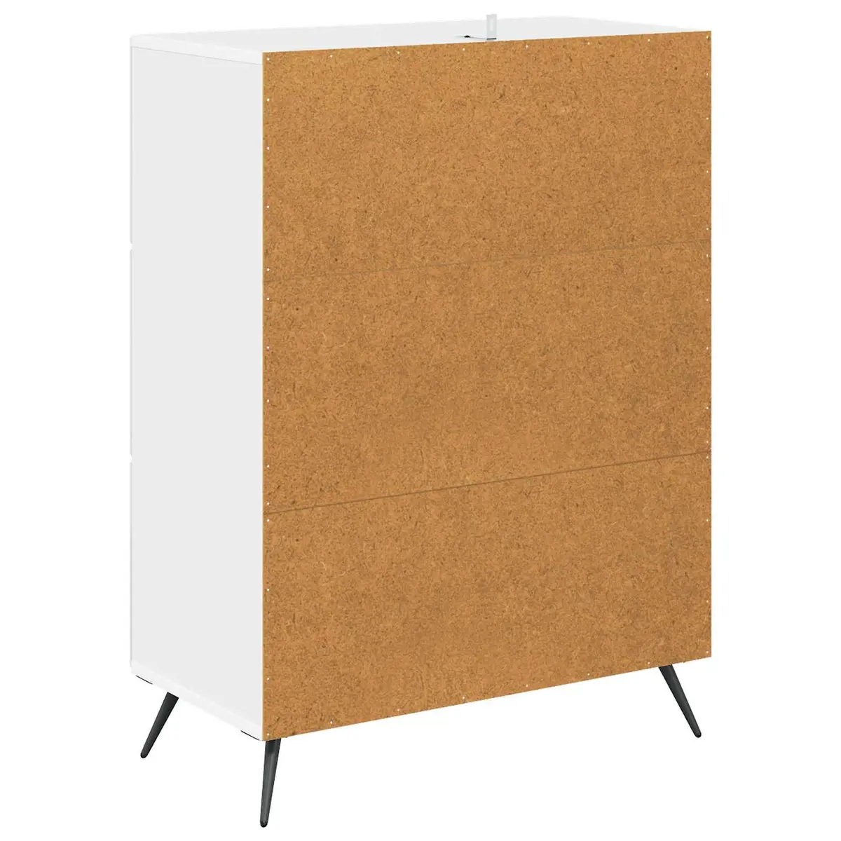 Storage Cabinet White Sliding Door 66 x 34.5 x 90 cm Engineered Wood