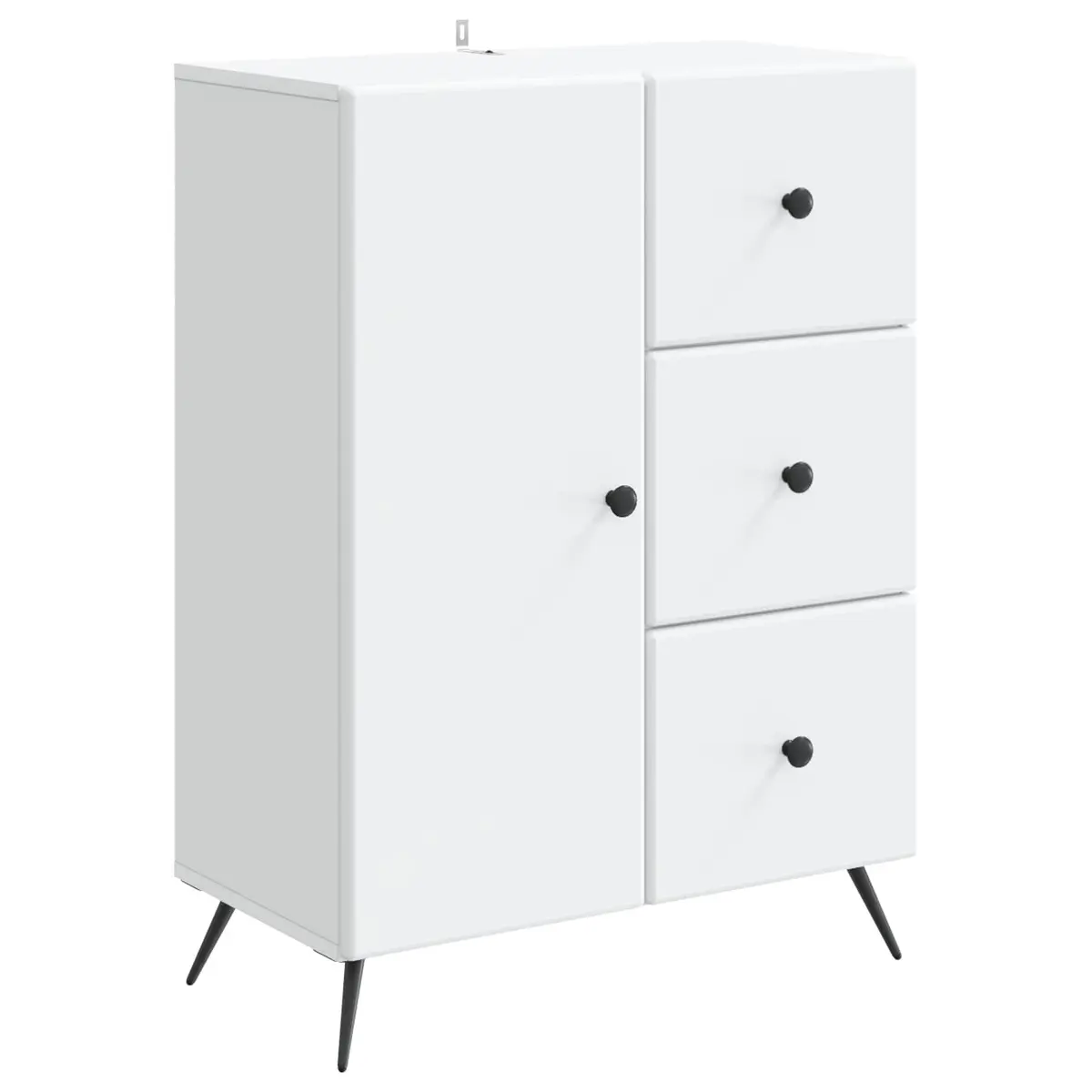Sideboard Buffet Storage Cabinet Dining Room 66x34.5x90cm White