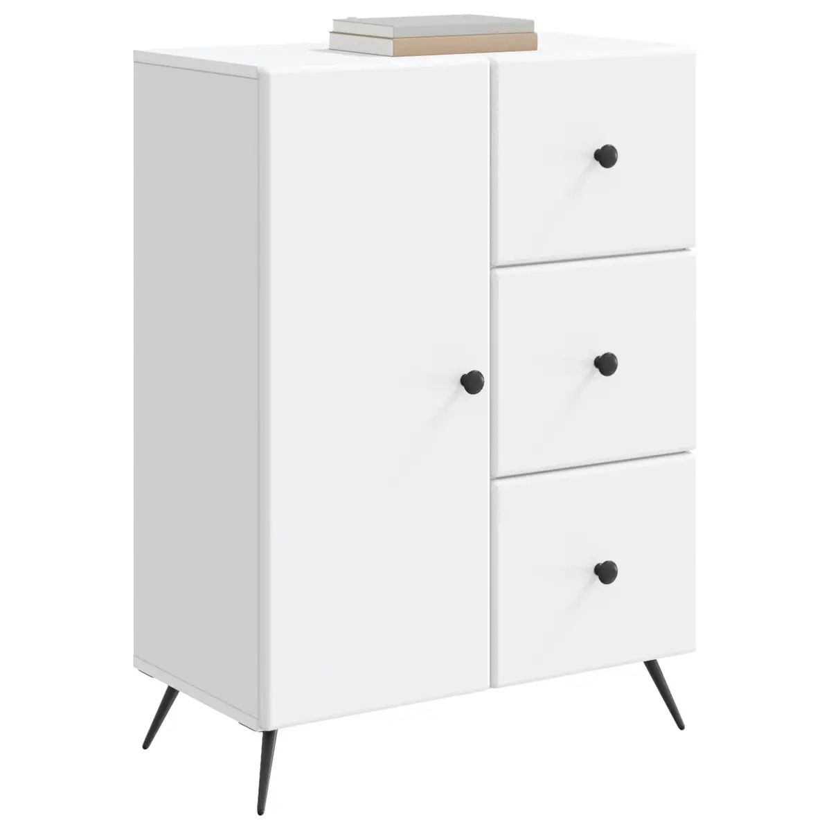 Sideboard Buffet Storage Cabinet Dining Room 66x34.5x90cm White