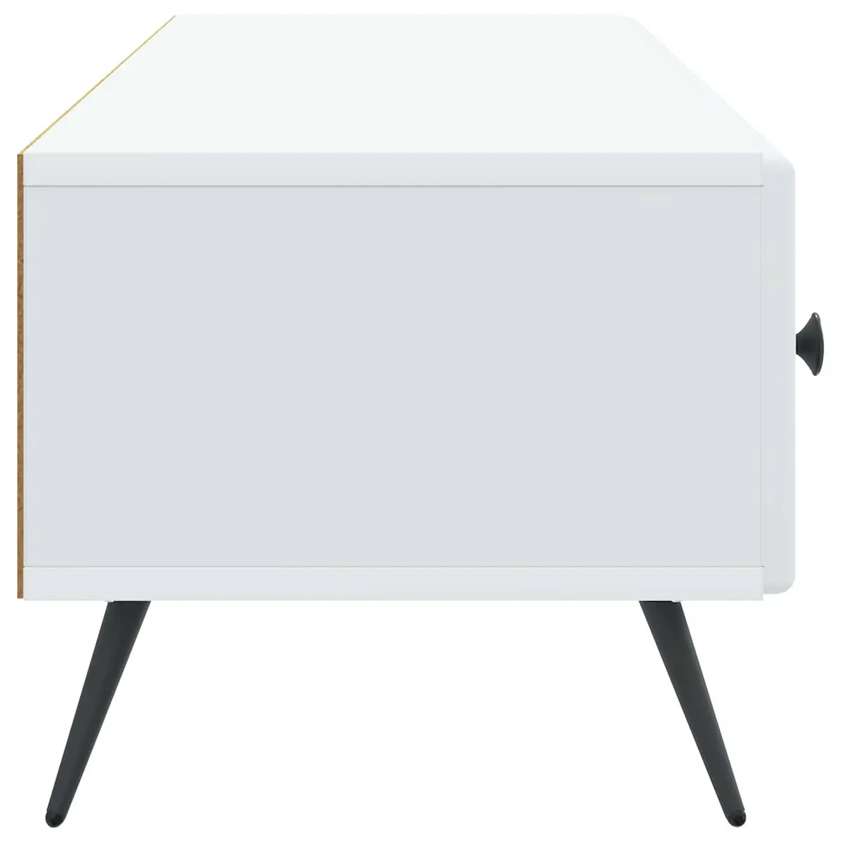 TV Cabinet Storage Modern Entertainment Unit 147x34.5x30cm White