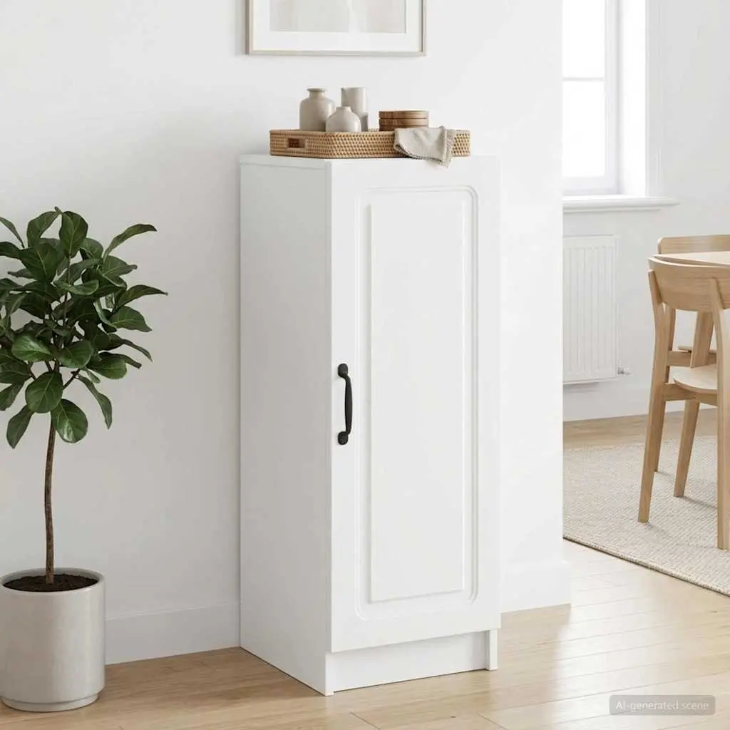 Sideboard Storage Cabinet Adjustable Shelves Drawers 33x34.5x87cm White