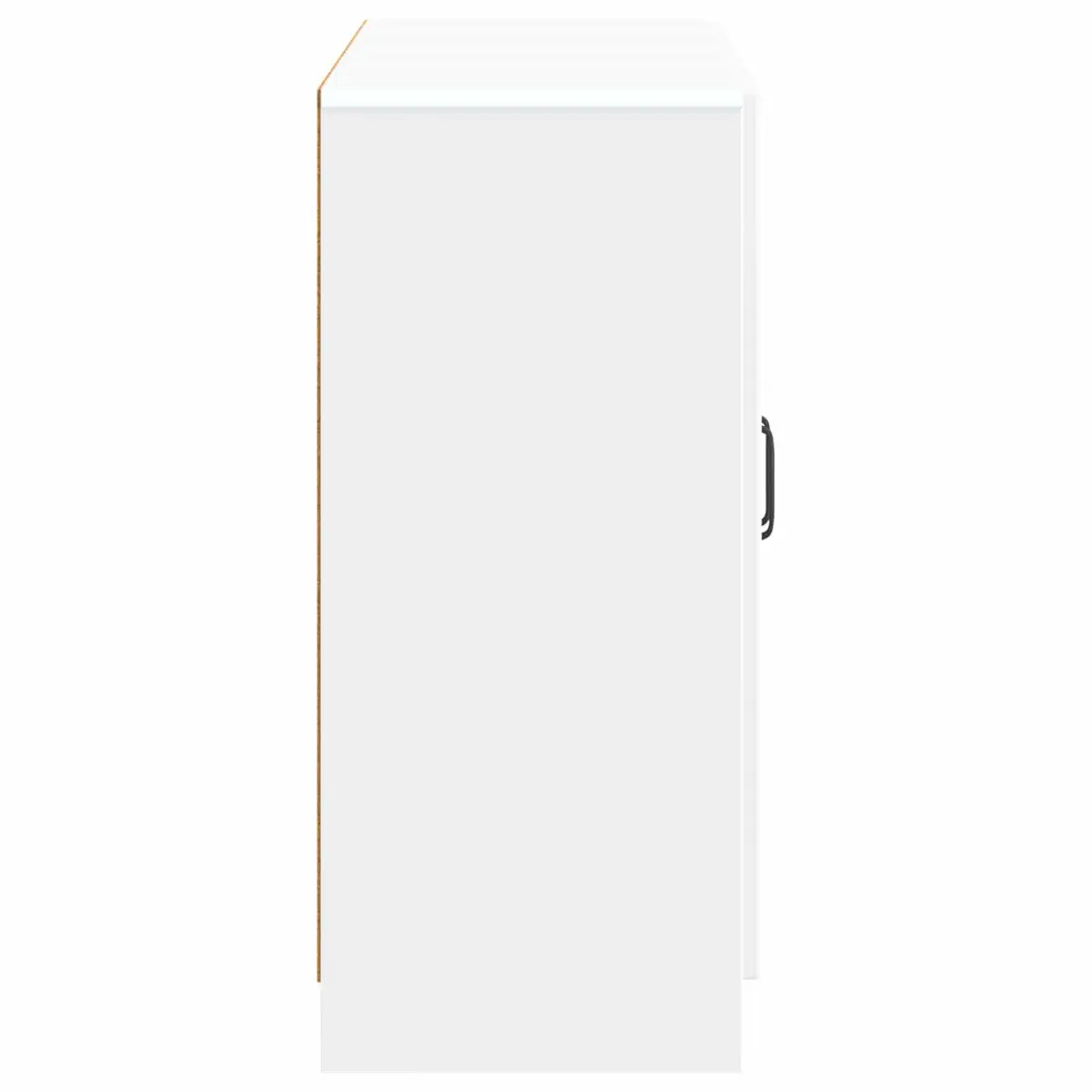 Sideboard Storage Cabinet Modern Engineered Wood White 89 x 34.5 x 77 cm