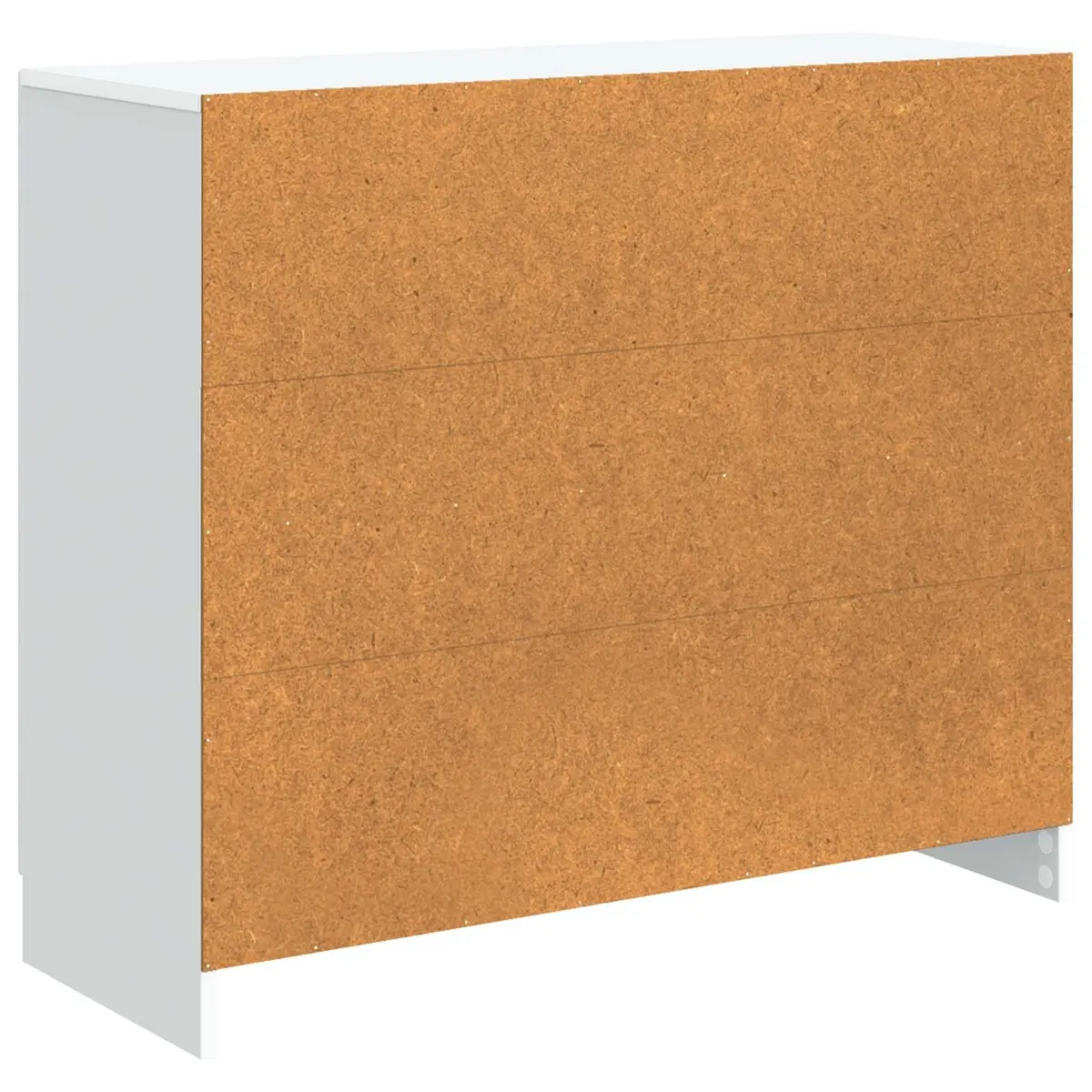 Sideboard Storage Cabinet Modern Engineered Wood White 89 x 34.5 x 77 cm