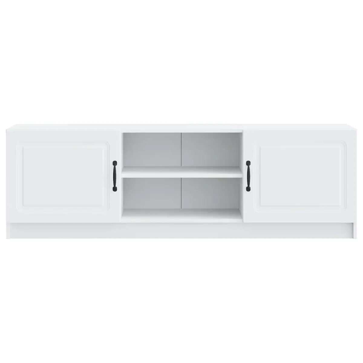 TV Cabinet Media Storage Unit 150 x 31 x 47 cm White Engineered Wood