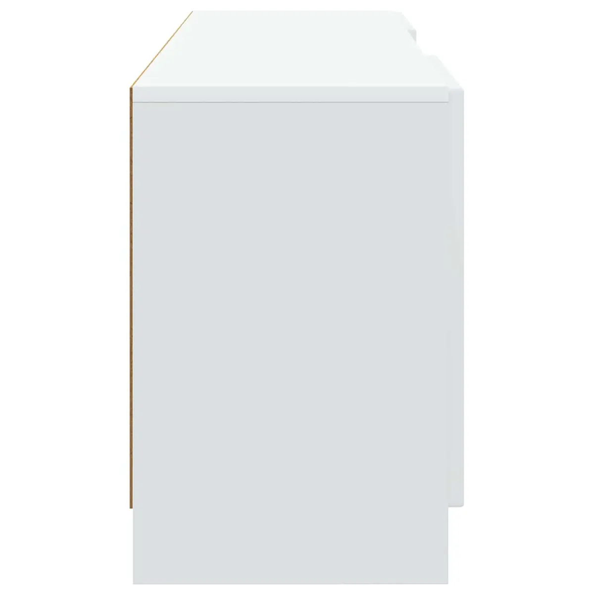 TV Cabinet Media Storage Unit 150 x 31 x 47 cm White Engineered Wood