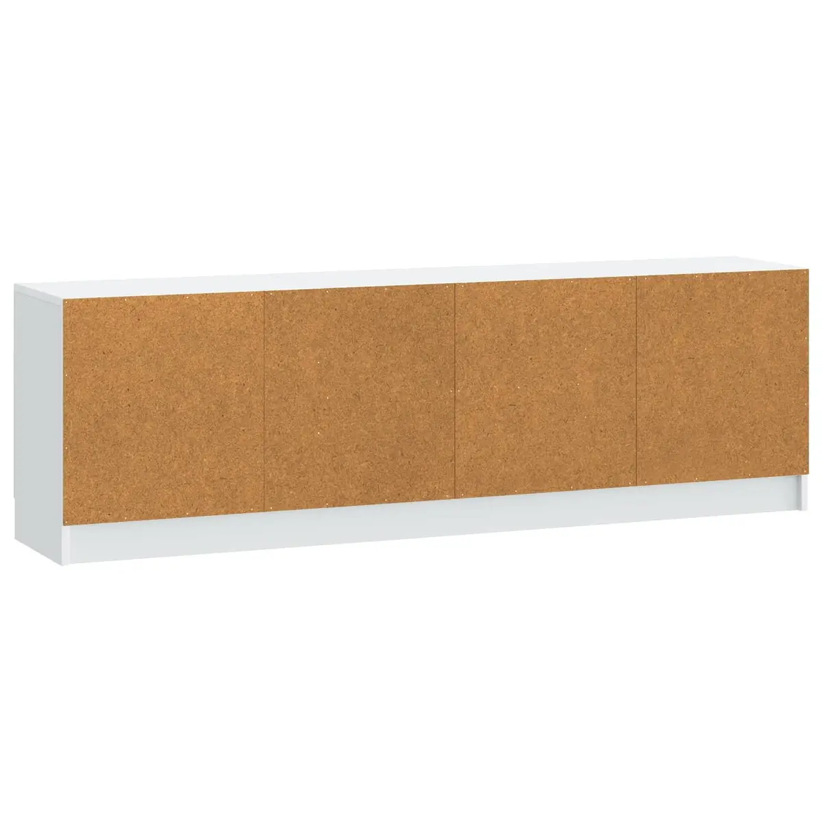 TV Cabinet Media Storage Unit 150 x 31 x 47 cm White Engineered Wood