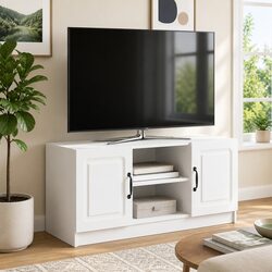 Quality White TV Cabinet for Practical Living Spaces