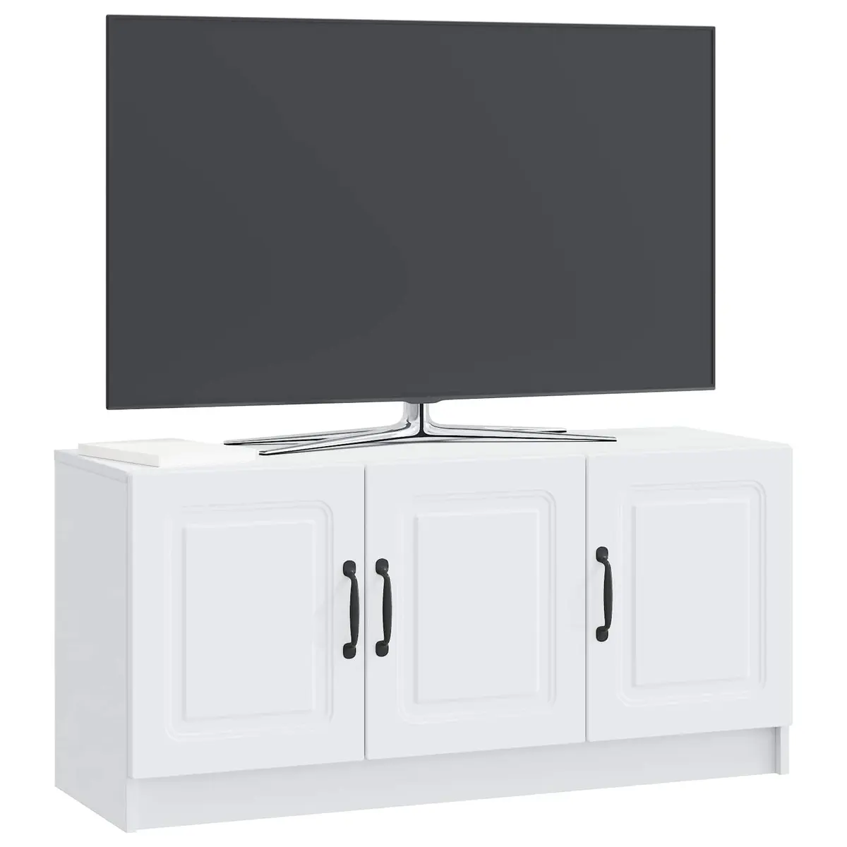 TV Cabinet Modern Living Room Storage Unit 99x34.5x47cm White