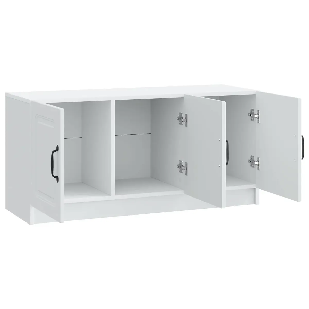 TV Cabinet Modern Living Room Storage Unit 99x34.5x47cm White