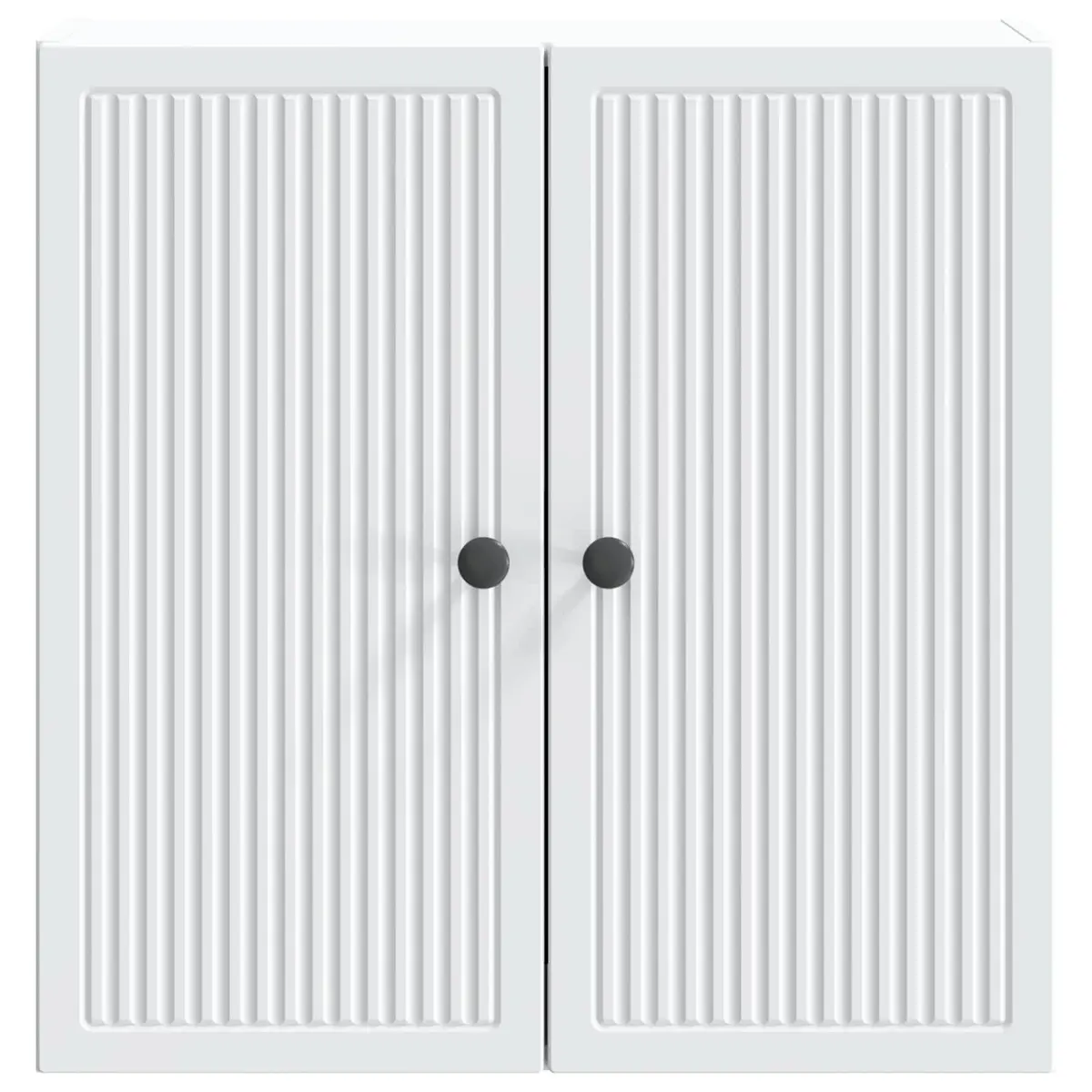 Wall-Mounted Storage Cabinet Vintage Style Engineered Wood White 59 x 31 x 60 cm