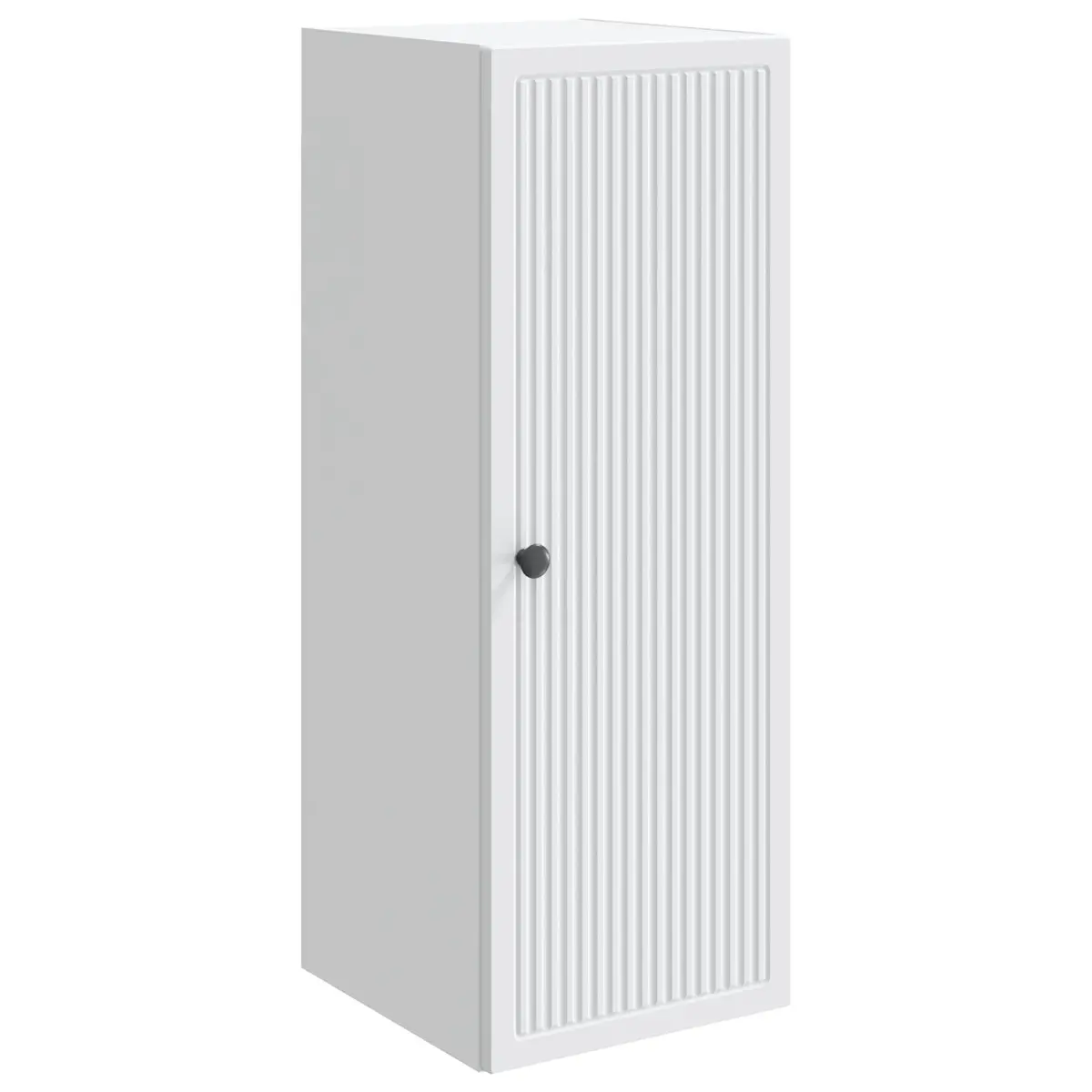 Wall-Mounted Storage Cabinet Living Room Shelf Unit White Engineered Wood 33 x 34.5 x 90 cm
